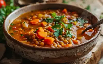 Delicious Vegetarian Lentil Soup: A Healthy Comfort Food Recipe